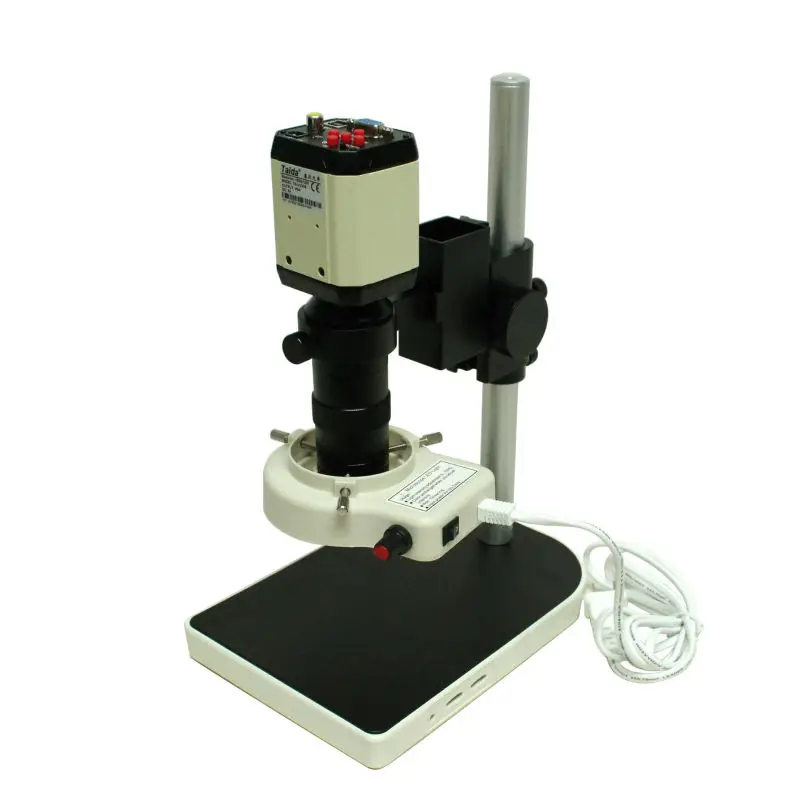 

3in1 HD 2.0MP industrie reglable industrielle Microscope camera VGA CVBS AV TV USB sortie + C - mount Lens + Table Stand Holder