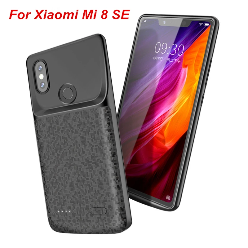 4700Mah For Xiaomi Mi 8 se Battery Case External Smart Capa Charger Case Cover Power Bank For Xiaomi MI8 Se Battery Case MI8SE