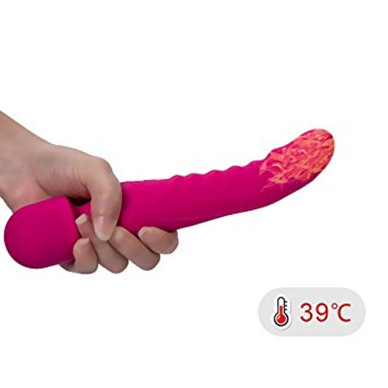 AV палочка массаж Подогрев вибратор двойное применение G Spot Стимулятор клитора