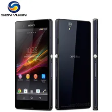 Мобильный телефон Sony Xperia Z L36h C6603 3G и 4G, четырехъядерный процессор 5,0 дюйма, 2 Гб ОЗУ, 16 Гб ПЗУ, камера 13,1 МП, разблокированный сотовый телефон