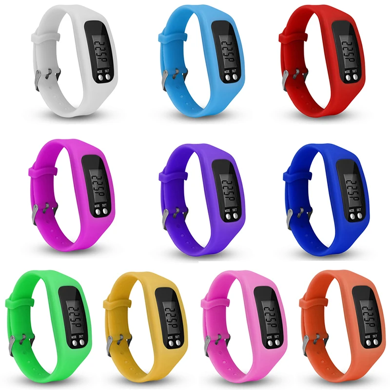 Buy Multifunction 10 Colors Digital LCD Pedometer Run