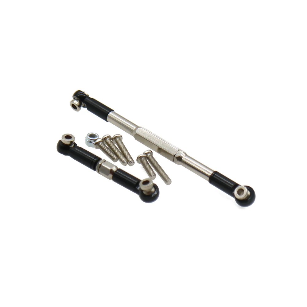 

RCAWD Steering Tie Rod Set For WPL Henglong B1 B14 B16 B24 B26 C14 C24 JJRC Q61 Q60 4x4 And 6x6 Military Truck&Crawler