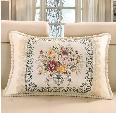Европейский Чехлы для подушек прямоугольные 50x70 см гостиная диван декоративная подушка бытовой рукав большой - Цвет: 4