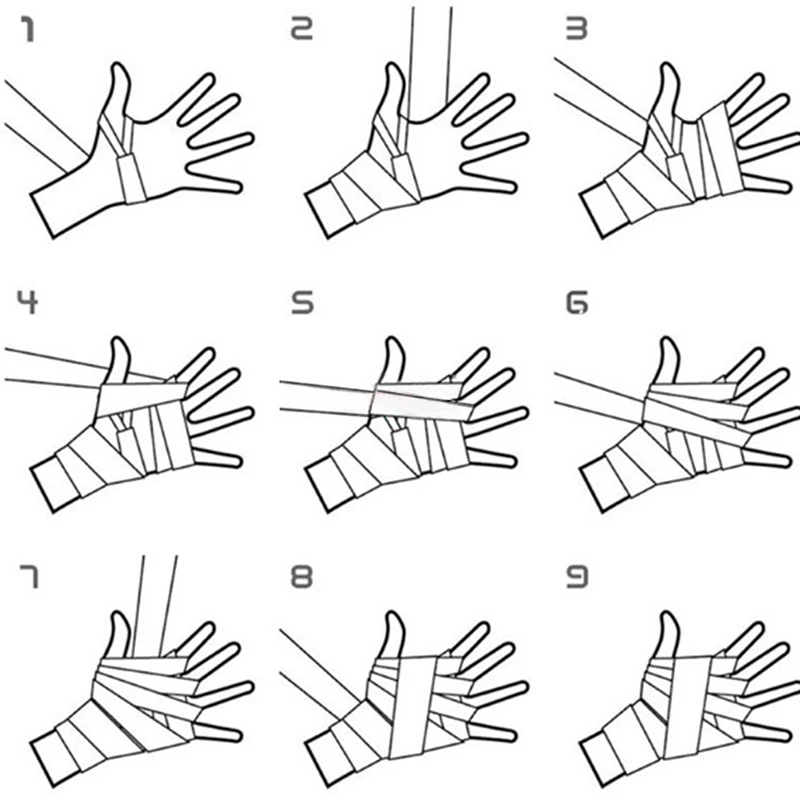 2500X50X1 мм боксерский бандаж эластичные бинты для запястья муай-тай кикбоксинг для мужчин и женщин боксерские тхэквондо спортивные повязки