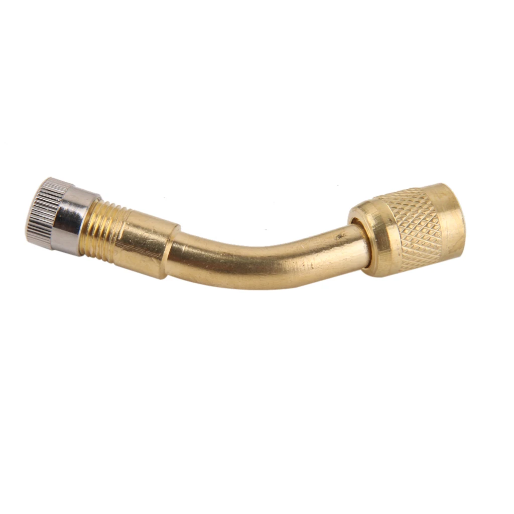 135 Degree Metal Wheel Tyre Valve Extension Adapter for Car Truck Lorry Van Copper