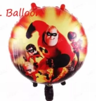 

Lucky 50pcs/lot 45*45cm Cartoon Heros Foil Helium Balloons Birthday Party Supplies Decoration Mylar Balloon Kids Toys