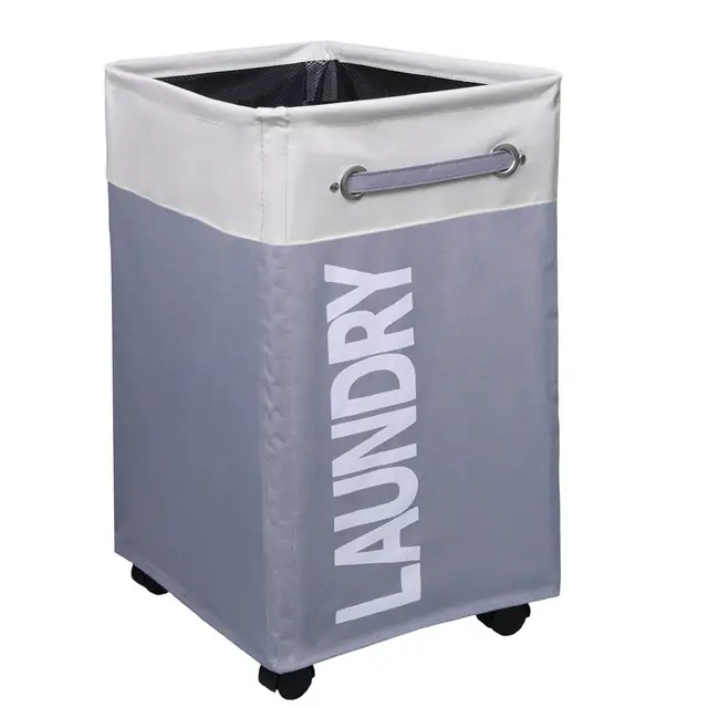 Collapsible Laundry Basket Large with Handles Splicing Laundry Hamper