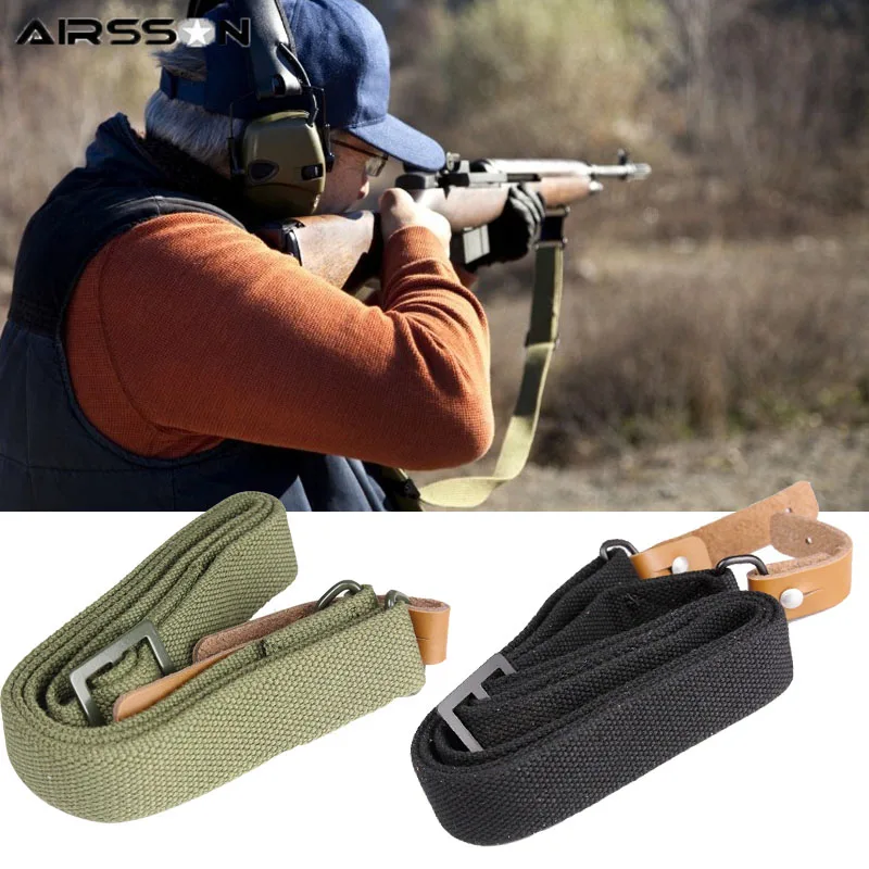 

Tactical Gun Sling Outdoor Rifle Sling Adjustable Carrying Military Single Point Gun Shoulder Strap Airsoft Hunting Accessories