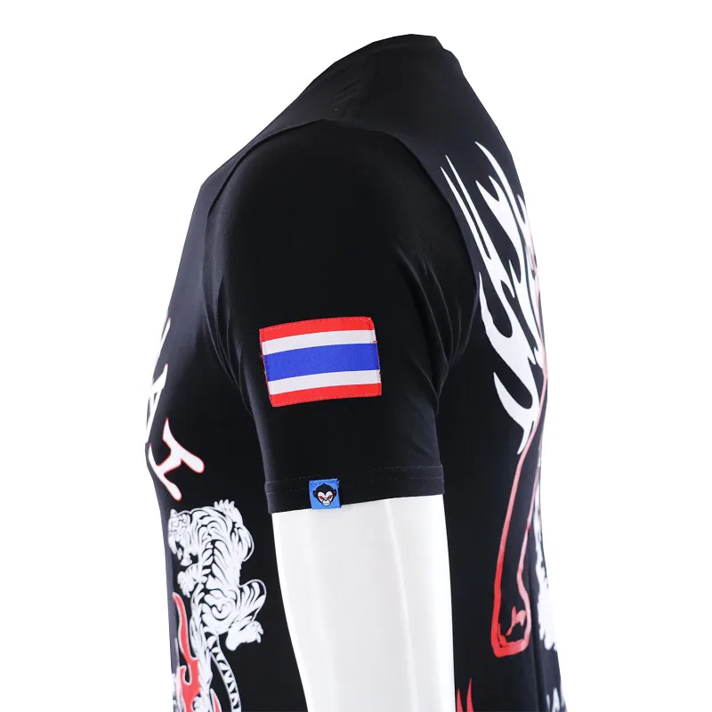 ROLLHO MMA Муай Тай Боксерские Шорты Спортивная футболка с рисунком тренировочная