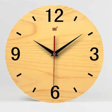 070343 бесшумные настенные часы, модные креативные, персональные, деревянное домашнее украшение, кварцевые, современный дизайн, saat reloj de pared horlose - Цвет: 6
