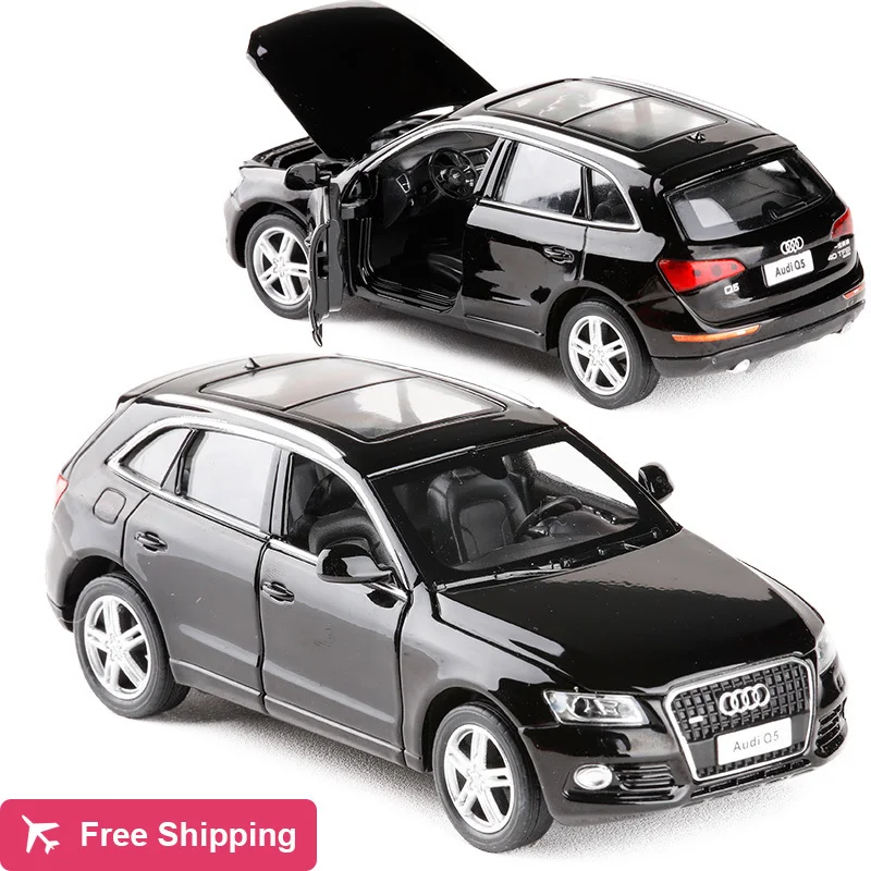 High Simulation 132 Audi Q5 Supercar Alloy Diecast Car Model With Pull Back Toy Electronic Car