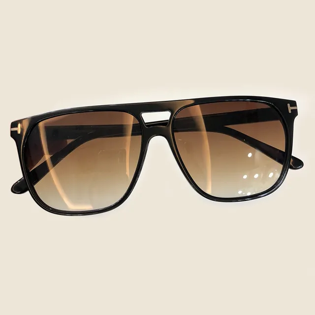 Top Brand Men Sunglasses Polarized Gradient Acetate Male Frame Runway Square Sunglasses 2019