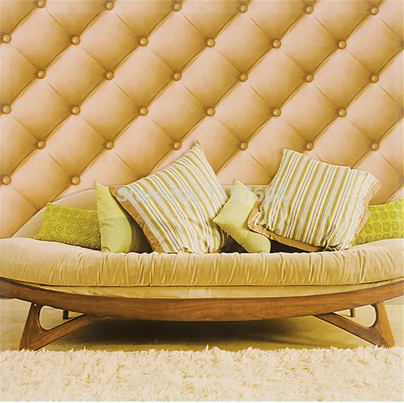 Three dimensional PVC Wall Paper sticker modern Roll Wall art of wall