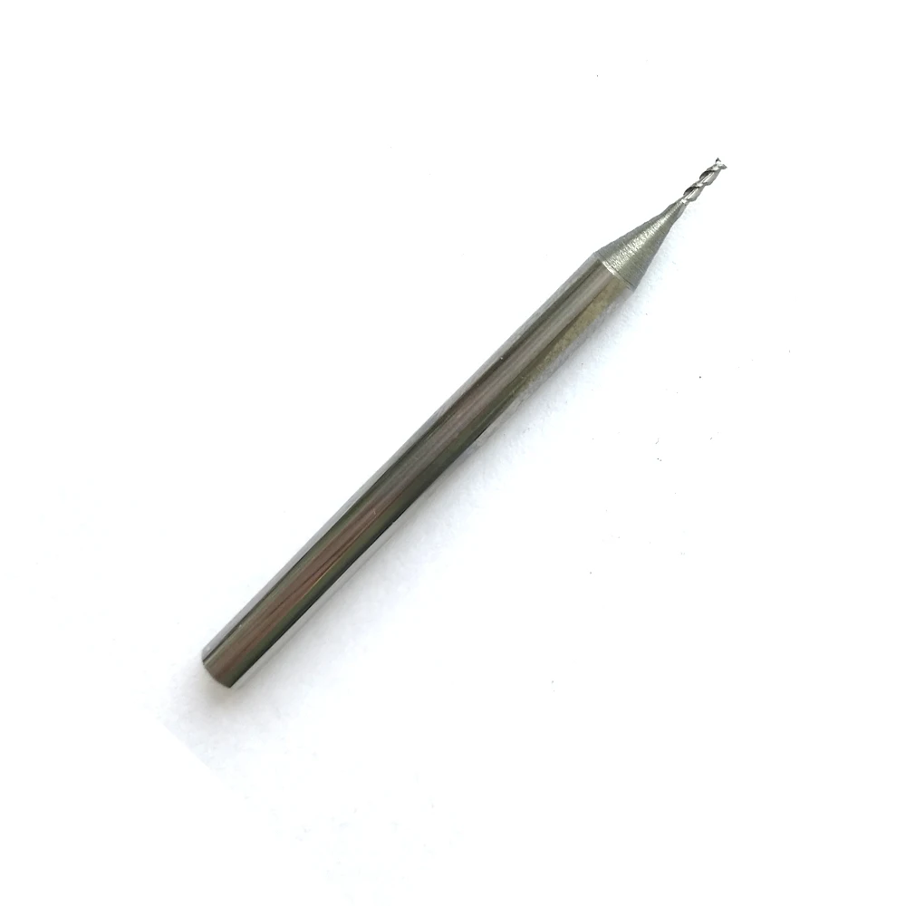 

1pc 1mm D1*3*D4*50 HRC50 2Flutes Milling cutters for Aluminum CNC Tools Solid Carbide CNC flat End mills Router bits