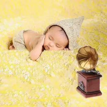 

Newborn Gramophone photography props Creation Gentlemen Infant DIY Props Studio Accessories