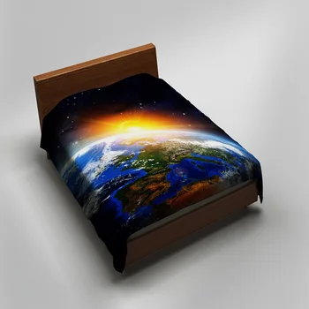 

Beautiful Night Sky Quilt Cover Digital Printing Quilt Set Duvet Cover Pillow Case