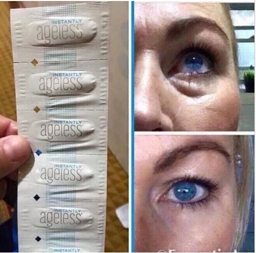 20PCS/lot USA sachet instantly ageless argireline eye Massager cream