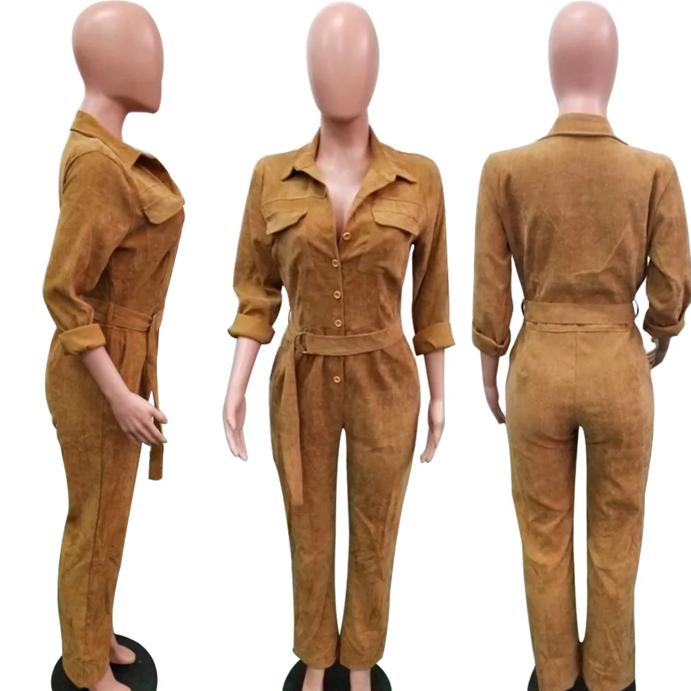 women's corduroy jumpsuit