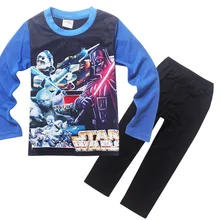 2016 New Children Clothing Sets Kids Minecraft Pajamas Baby Girl Cartoon Descipable me Pijamas Boy STAR WARS Pyjamas Sleepwear