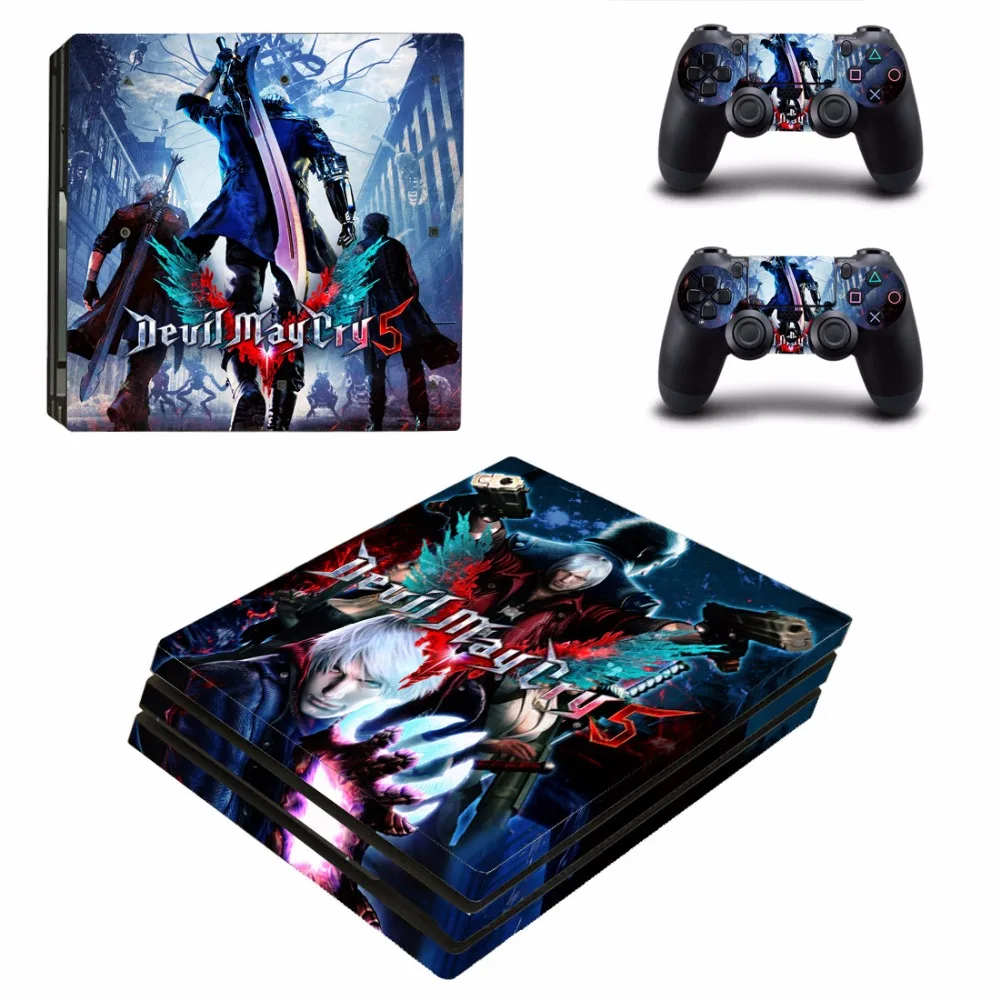 

Devil May Cry 5 PS4 Pro Skin Sticker For Sony PlayStation 4 Console and Controllers PS4 Pro Skin Stickers Decal Vinyl