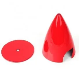 

4.0"/102mm Carbon Fiber Verisimilitude Spinner for Sbach Plane-Red Color with Carbon Fiber Back Plate