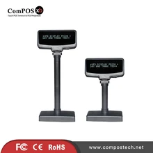 Высокое Качество POS периферийные VFD регулируемая высота POS клиент дисплей USB порт 2x20 символов VFD для розничной торговли