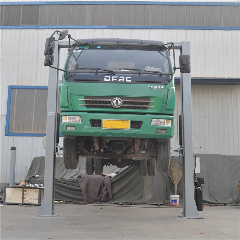 

5000kg heavy duty truck lift with automatic lock release clear floor car lift auto lift use for car lifting