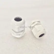 20 шт./лот Пластик нейлон Водонепроницаемый разъем PG21 белый диаметр 13-18 мм Кабельные вводы суставов адаптер