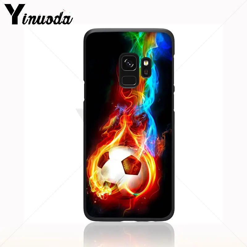 burning fire football field sports