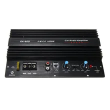 1000W Amplifier Board Mono Car Audio Power Amplifier Powerful Bass Subwoofers Amp for Car Modification PA-80D 12V