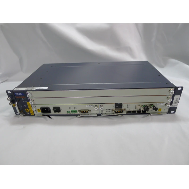 1GE C320 GPON OLT zte C320 SMXA/1 карта* 1 шт. с 1* коляска AC+ DC источник питания FTTH оптическая линия терминальное оборудование