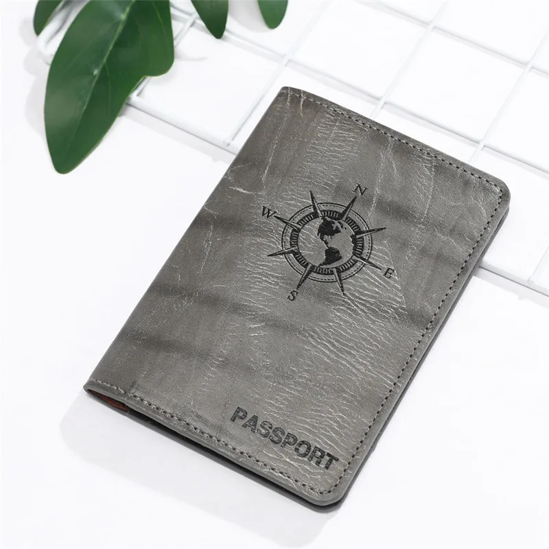 Zoukane New Cover Travel Passport Cover Card Case Women Men Travel Credit Card Holder Travel ID&Document Passport Holder CH07A - Цвет: Grey