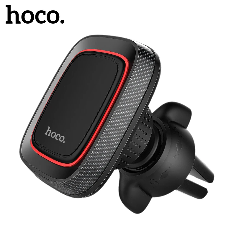 

HOCO Car Magnetic Phone Holder for iPhone X Xr Xs Max 360 Rotation Air Vent Mount Car Holder for Phone in Car GPS Stand