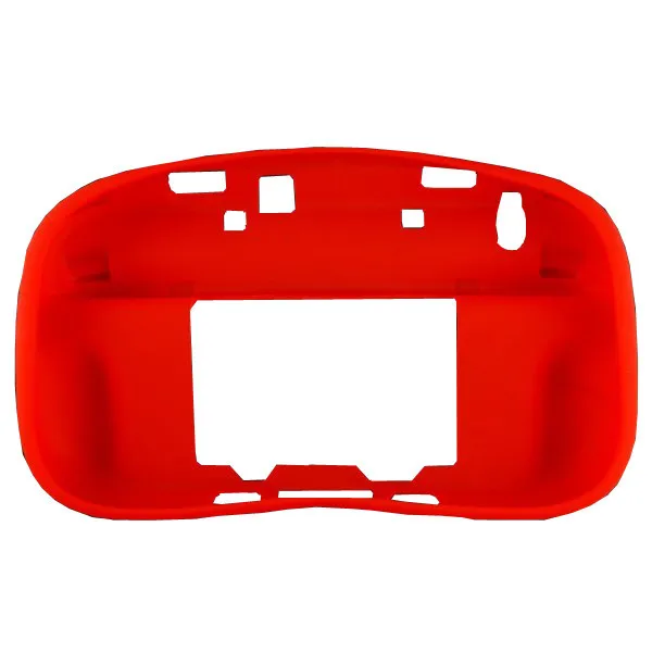 

Red Soft Silicon Case Cover Skin Sleeve Pouch for Nintendo Wii U Gamepad