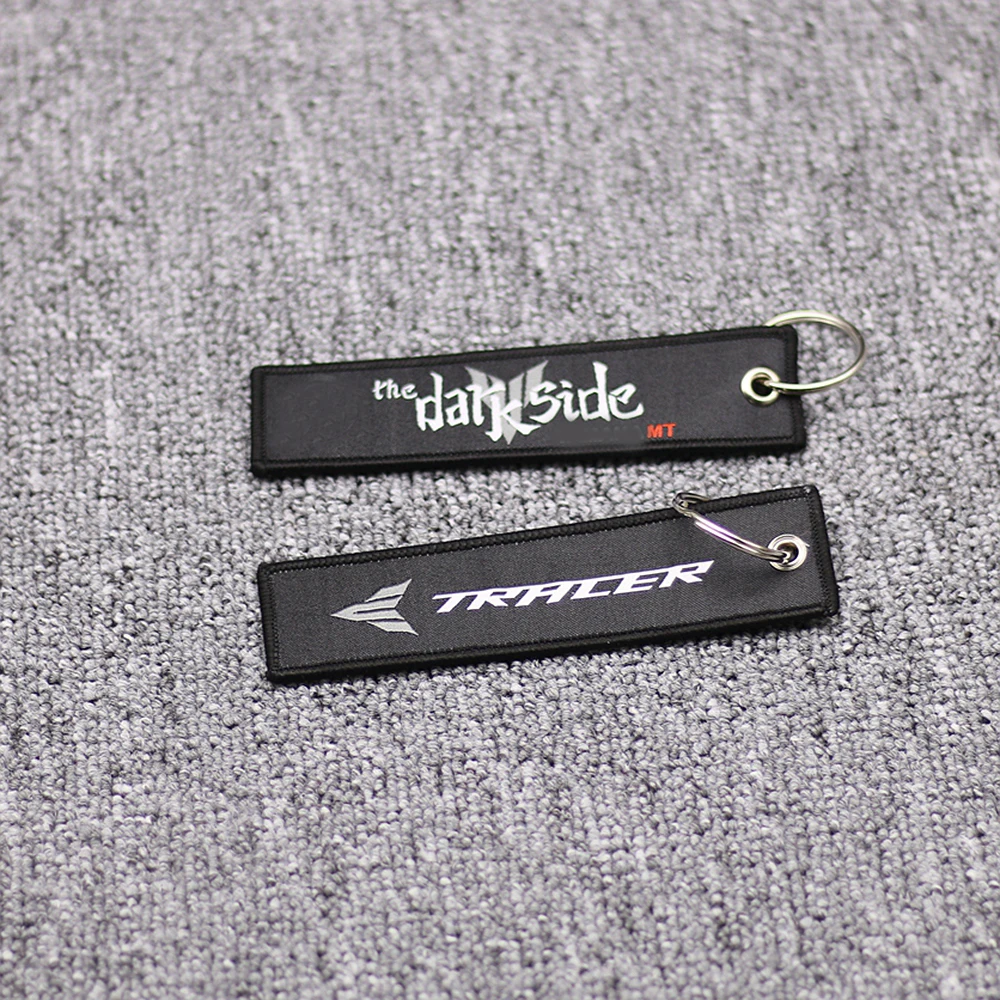 Брелок для ключей с вышивкой для Yamaha Tracer 900 GT MT03 MT07 MT09 MT10 мотоциклетный брелок с вышивкой