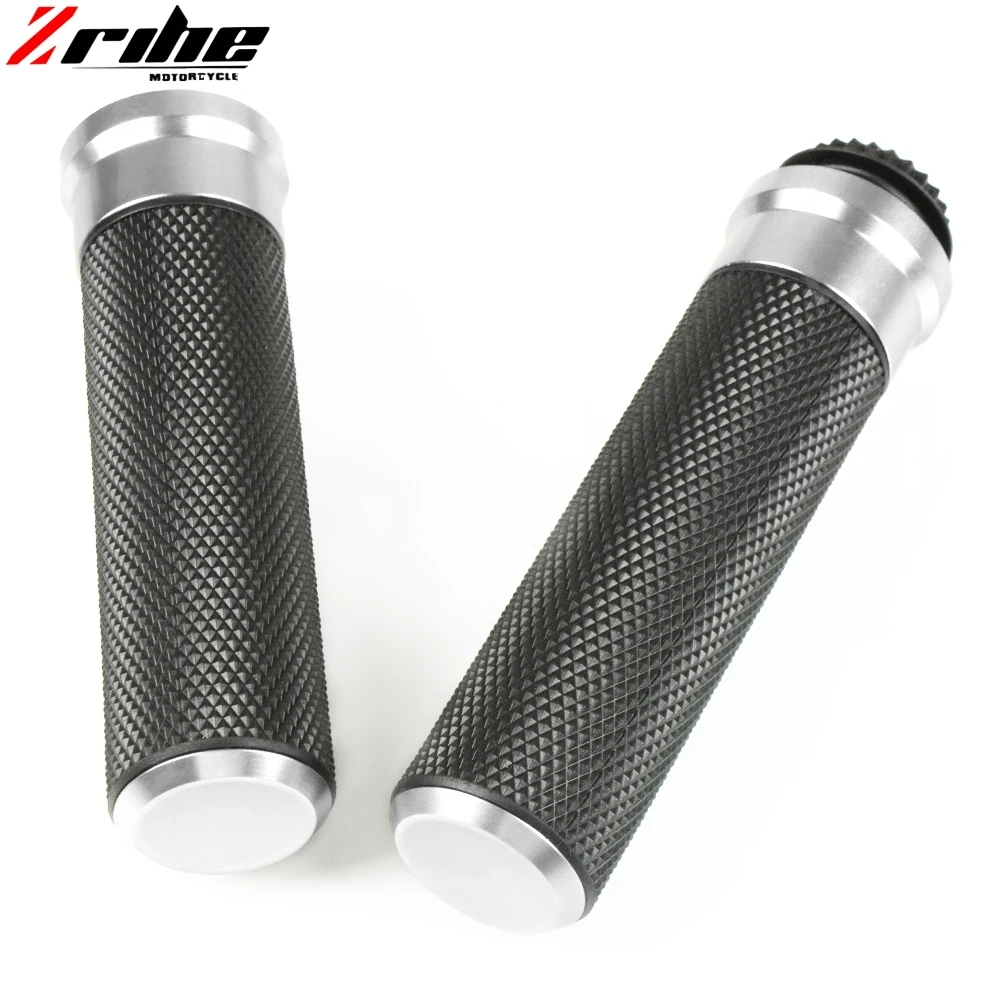 Sliver 22 мм для yamaha YZF R6 1999 2000 2001 2002 2003 2004 2005 2007 2008 2009 2010 рукоятки для мотоциклов гоночный грипса на руль - Color: Sliver