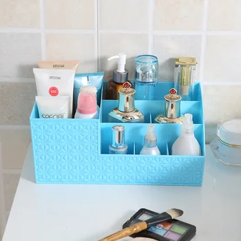 

1Pcs Jewelry Makeup Organizer Storage Box For Cosmetic Assemble Container Box Case For Office color random