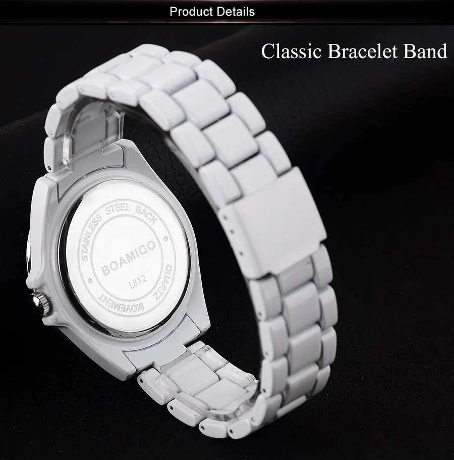 White Classsic Women Quartz Watches Fashion Casual Dress Ladies Watch Bracelet Band Simple Stylish Female Clock Relogio Feminino (6)