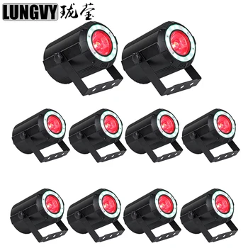 

Free Shipping 10pcs/lot 40W RGBW Quad Color COB DMX LED Par Light DJ Stage Light with 12Pcs RGB 3IN1 SMD 5050 LEDS