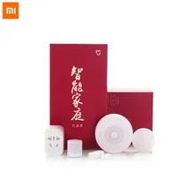 Новая оригинальная подарочная коробка Xiaomi Умный дом Комплект шлюз двери, окна Сенсор человека Средства ухода за кожей Сенсор Беспроводной переключатель ZigBee гнездо Наборы для ухода за кожей