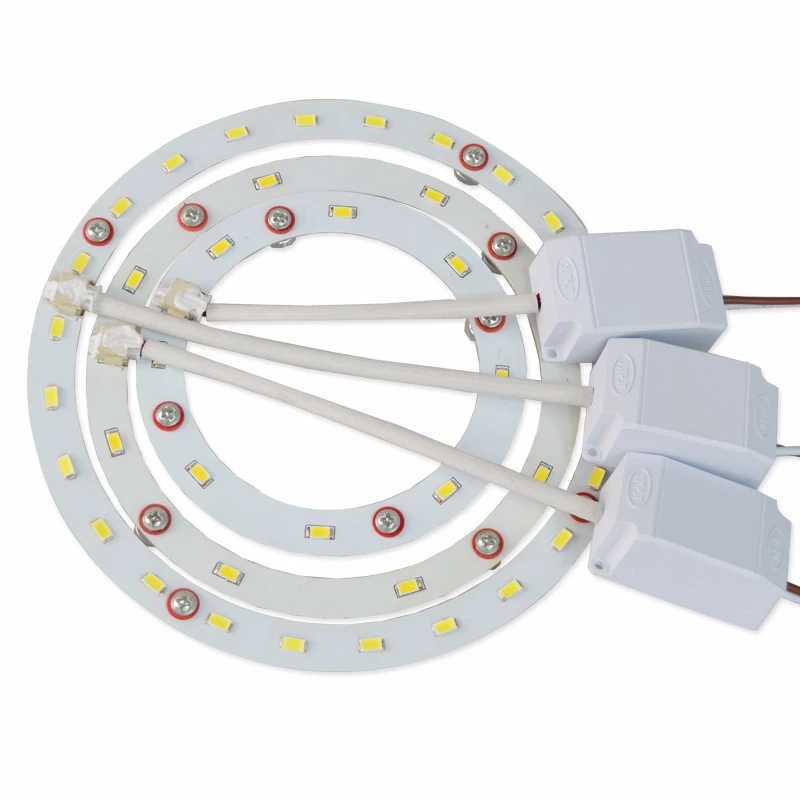 4 Вт 5 Вт 12 Вт круглый PCB светодиодный щит светодиодный круглый щит лампа кольцевая Светодиодная трубка светильник s круглый светодиодный светильник и драйвер для потолка