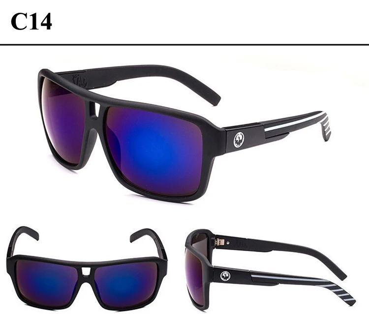 С коробкой Роскошные брендовые солнцезащитные очки унисекс Мужские и женские винтажные Модные солнцезащитные очки UV400 для вождения очки Oculos De Sol Feminino - Цвет линз: 14