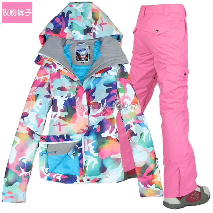 womens hot pink snow pants