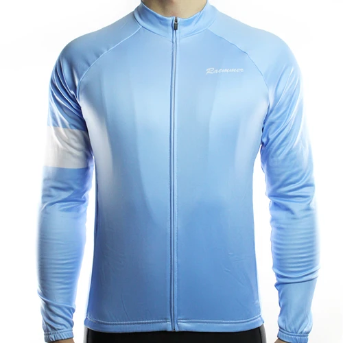 Racmmer новые дышащие Велоспорт Джерси с длинным рукавом Весна Для мужчин рубашка Велосипедный Спорт Одежда Топы корректирующие Велосипедная форма# cx-15 - Цвет: Pic Color
