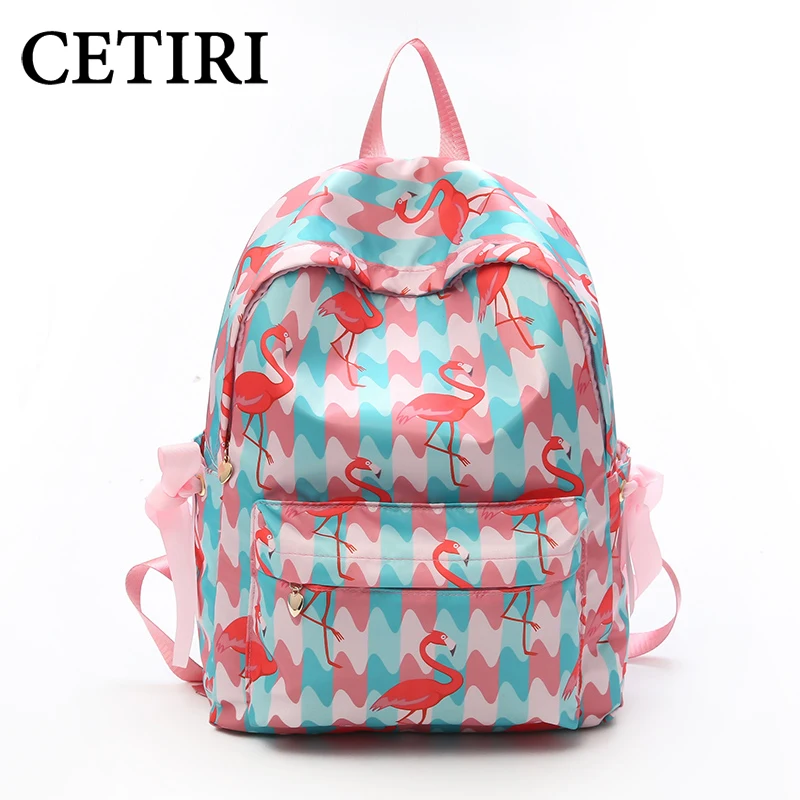 

CETIRI Backpack Women Printing Backpack Bagpack School Backpack Female Bags Backpacks For Teenage Girls Kawaii Back pack Bird