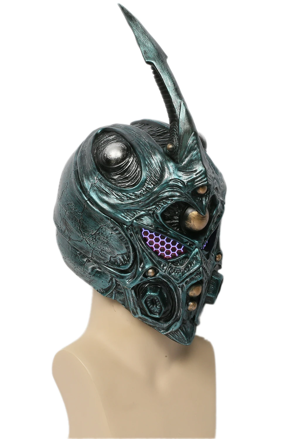 Coslive био бустер Броня шлем маски для косплей костюм реквизит съемный Рог полная голова аксессуары для Хэллоуина