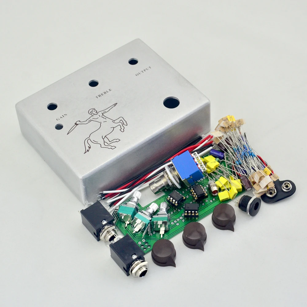 DIY Klon Centaure Overdrive pedal All Kit With 1590BB Box