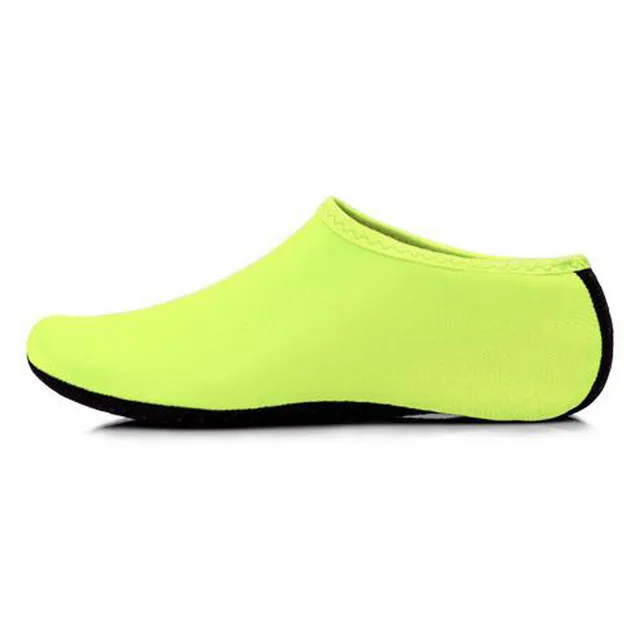 Beach Swimming Water Sport Socks Anti Slip Shoes Yoga Fitness Dance Swim Surfing Diving Underwater Shoe for Kids Men Women 2.5mm green