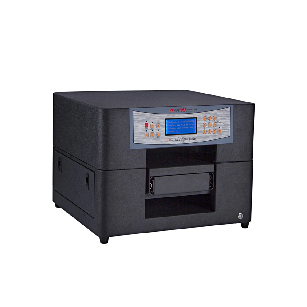 

Airwren AR-LED Mini4 A4 Size 6 Color Multifunctional Digital Inkjet Flatbed UV Printer with Free RIP Software