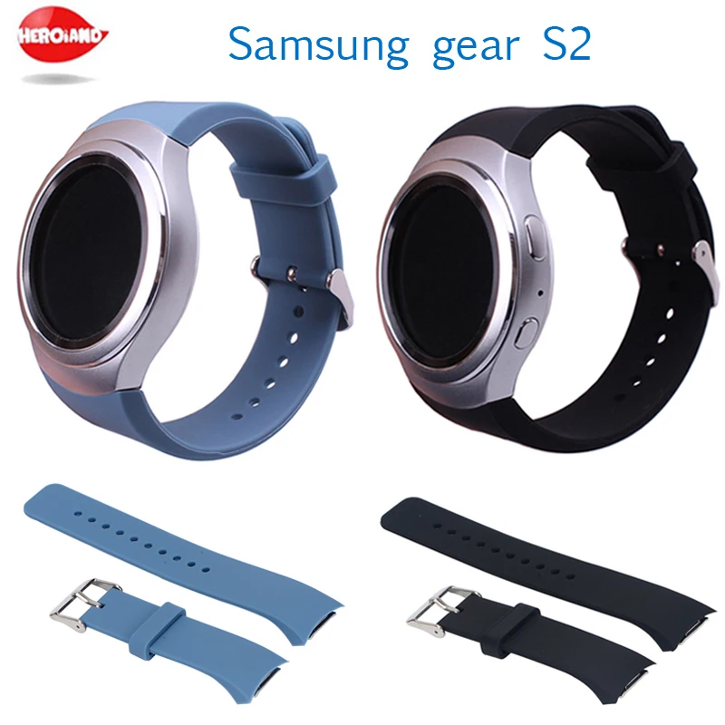 Cinturino In Silicone Per Samsung S2 Fascia Gear Sport S2 Rm-720/Sm-720 Colorate In Gomma Di Ricambio Per Sumsung Gear S2 Smart Orologio